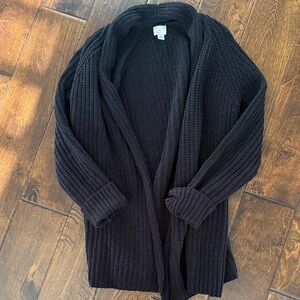 A New Day Black Knit Cardigan